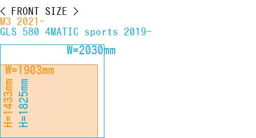 #M3 2021- + GLS 580 4MATIC sports 2019-
